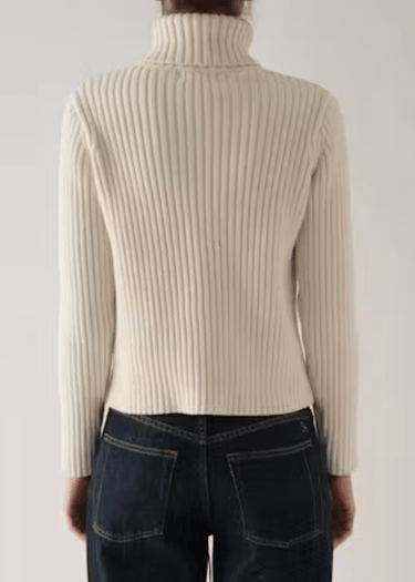 Still Here Miller Turtleneck Long Sleeve in Milk