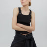 Still Here Snap Tank in Black