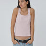 Still Here Snap Tank in Pink