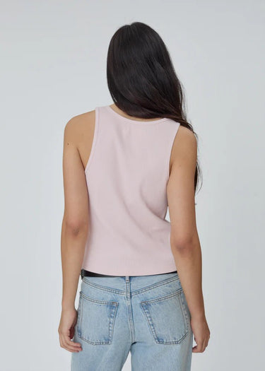 Still Here Snap Tank in Pink