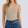 Stitches + Stripes Opal Tank in Oat