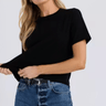 Stitches + Stripes Otis Tee in Black