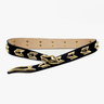 Streets Ahead Kaika Snake Belt in Black