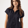 Sundays Bella Shirt in Black - Estilo Boutique