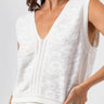Sundays Clover Top in Cream