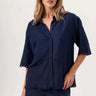 Sundays Cobra Shirt in Navy