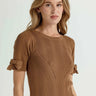 Sundays Collins Sweater in Chestnut
