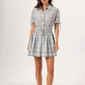 Sundays Isana Dress in Damask Skywash