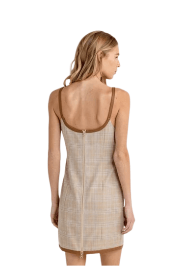 Sundays Noah Dress in Heather Plaid