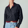 Sundays Odile Shirt in Black Burgundy