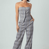 Sundays Olympa Pants in Bordeaux Plaid
