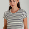 Sundays Stripe Brother Tee in Sailor