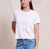 Sundry Crew Neck Tee in Oyster