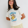 Sunny Somewhere Amalfi Coast Italia Everyday Tee in Off White