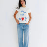 Sunny Somewhere Dolce Far Niente Femme Crew in Off White