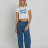 Sunny Somewhere Locals Only Tiny Tee in White