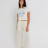 Sunny Somewhere Positano Italy Tiny Tee in Off White