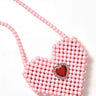 Super Smalls Heartfelt Sparkle Pearl Handbag in Pink