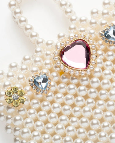 Super Smalls Pearl of the Party Handbag in White