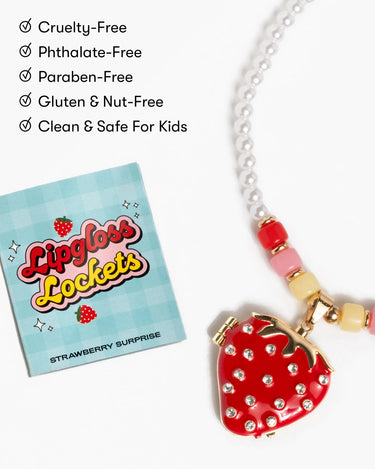 Super Smalls Strawberry Surprise Lipgloss Locket