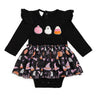 Sweet Wink Boo Halloween Long Sleeve Tutu Bodysuit in Black - Estilo Boutique