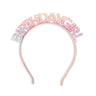 Sweet Wink Pastel Rainbow Birthday Girl Headband - Estilo Boutique