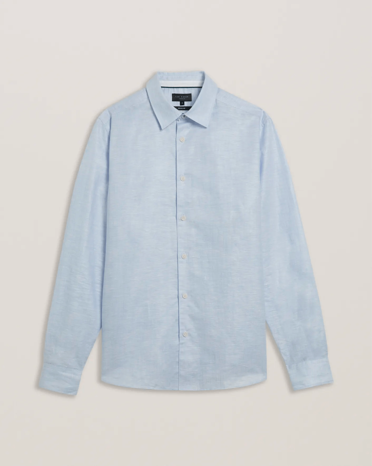 Ted Baker Romeos Linen Shirt in Blue - Estilo Boutique