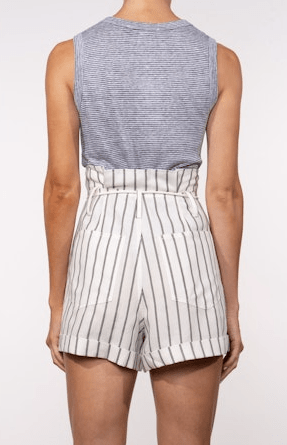 The Femm Audrey Short in Black/White Stripe - Estilo Boutique