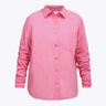 The Shirt The Super Relaxed BF Cotton Shirt in Shocking Pink