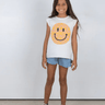 Tiny Whales Blue Bird Butterfly Short in Mineral Denim - Estilo Boutique