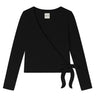 Vir Vita Margot Wrap Top in Black