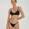Vix Beads String Bikini Bottom in Black - Estilo Boutique