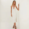 Vix Firenze Alanna Midi Dress in Off White - Estilo Boutique