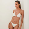 Vix Firenze Tie Side Full Bottom in White - Estilo Boutique