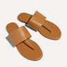 Yosi Samra Ella Leather Thong Sandal in Whiskey