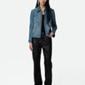 Zadig & Voltaire Bons Denim Jacket in Light Blue - Estilo Boutique