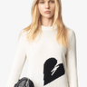 Zadig & Voltaire Malty Wool Sweater in Ecru - Estilo Boutique