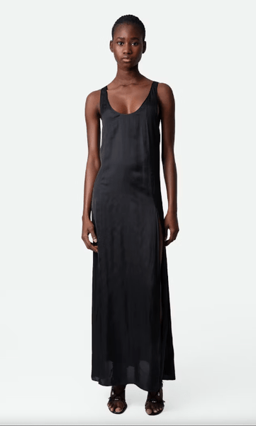 zadig and voltaire satin dress Zadig & Voltaire | Rayonne Satin Dress | L