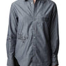 Zadig & Voltaire Taskiz Manifesto Stripe Embellished Cotton Button - Up Shirt in Evening