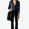 Zadig & Voltaire Tawny Sequin Shirt in Encre - Estilo Boutique