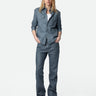 Zadig & Voltaire Thelma Leather Shirt in Light Blue - Estilo Boutique