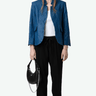 Zadig & Voltaire Verys Crinkled Leather Blazer in Overseas - Estilo Boutique