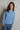 Perfect White Tee Ziggy Sweatshirt in Pacific Blue