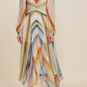 Acler Astone Midi Dress in Watercolor Stripe - Estilo Boutique