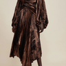 Acler Aurora Midi Dress in Bronze - Estilo Boutique
