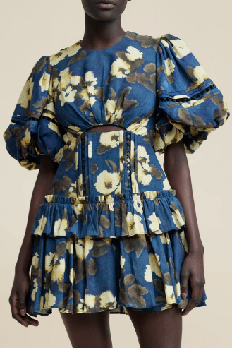 Acler Clovelly Dress in Floral Posy Print - Estilo Boutique