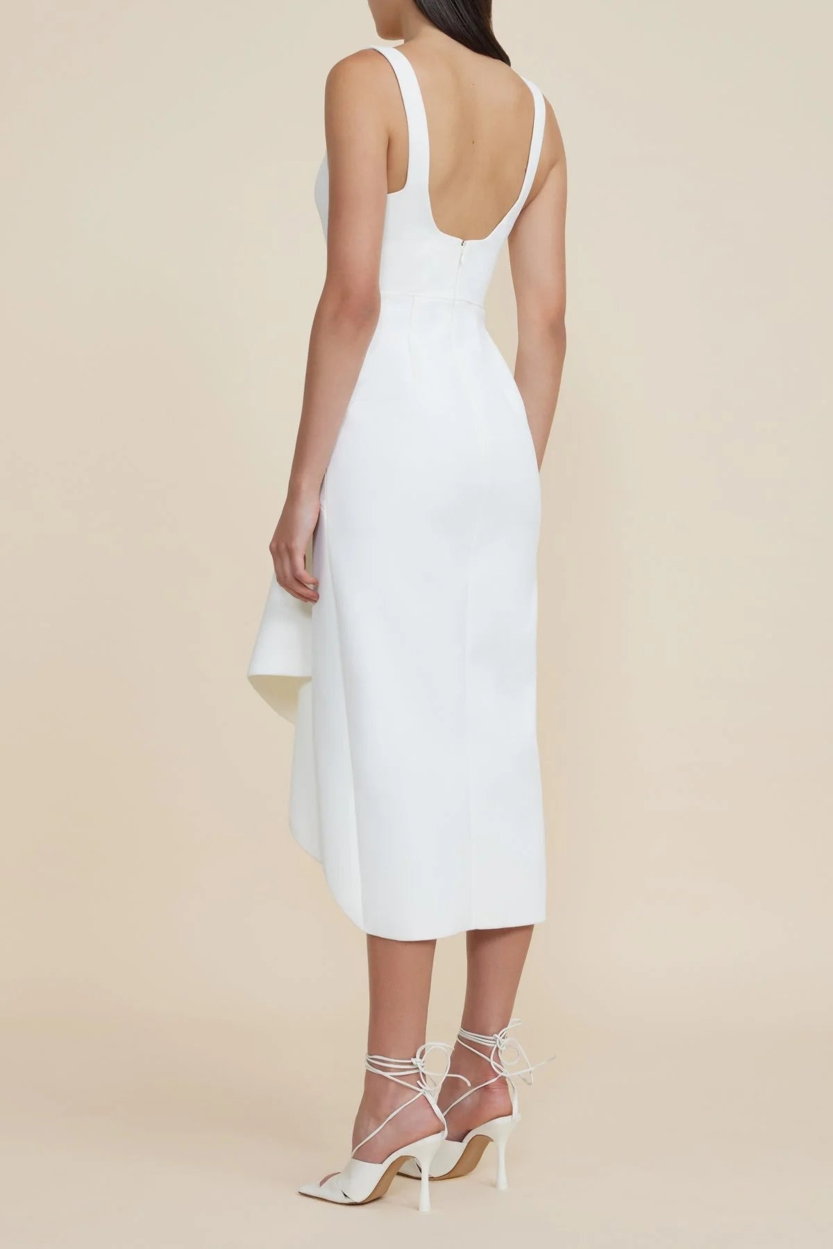 Acler Gowrie Midi Dress in Ivory Acler Gowrie Midi Dress in Ivory