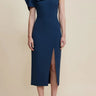 Acler Rogeron Midi Dress in Sea - Estilo Boutique