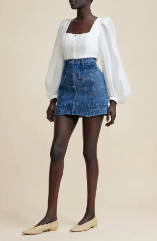 Acler Taren Skirt in Classic Wash - Estilo Boutique