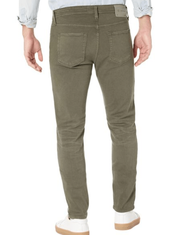 AG Tellis Jeans in 7 Years Sulfur Armory Green - Estilo Boutique